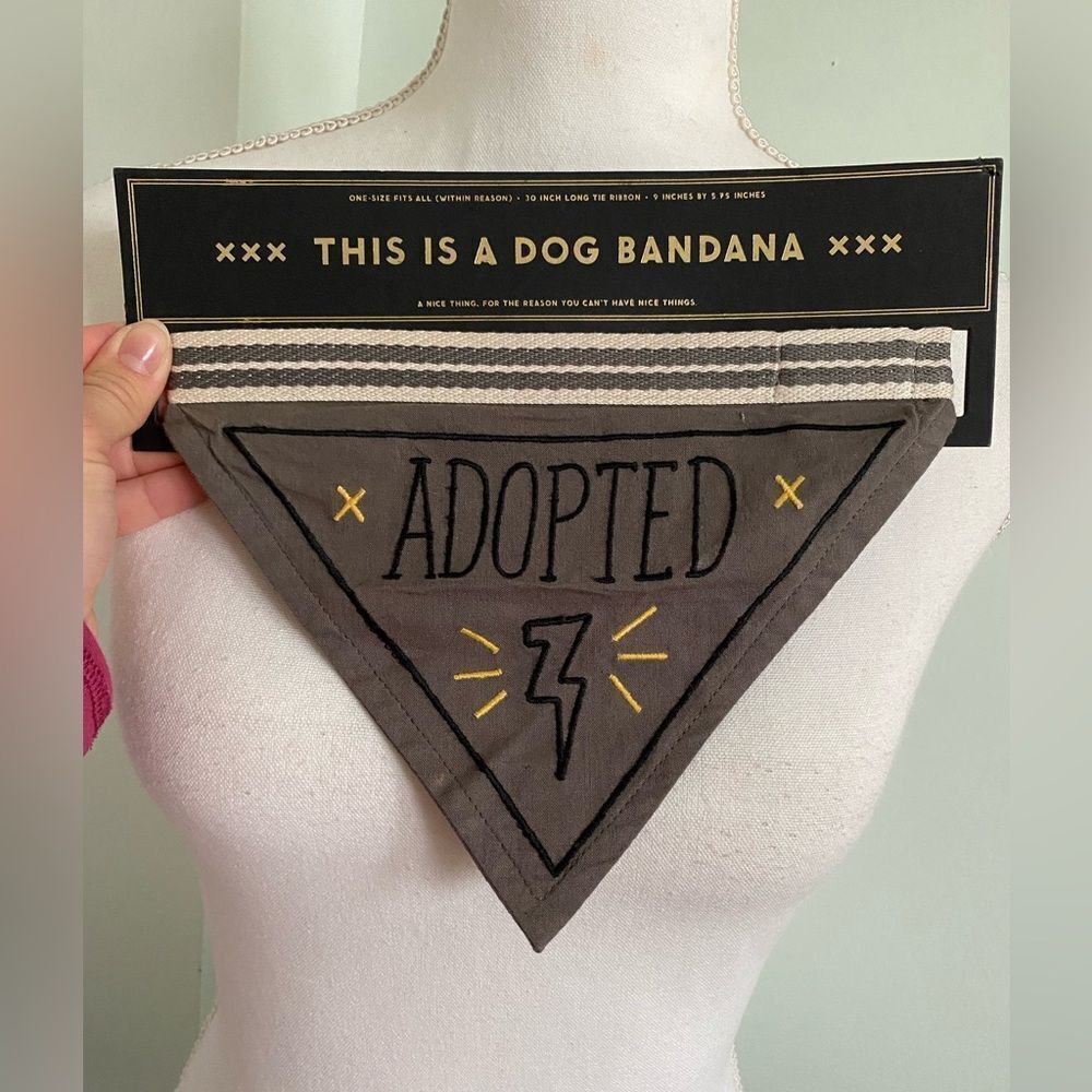Easy Tiger Adopted Dog or Cat Bandana